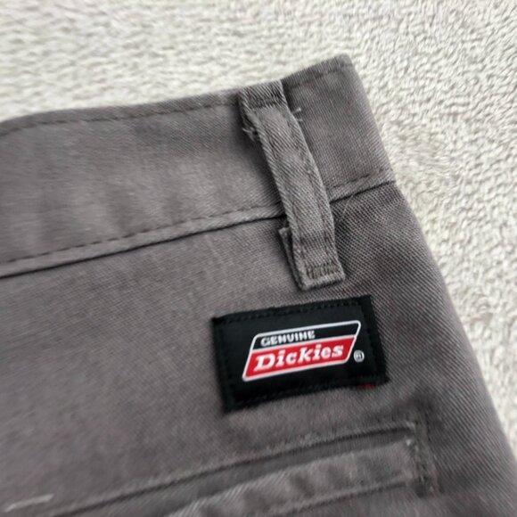 Dickies Mens Work Shorts Size 35W Chino Flaat Front Workwear Gray Classic Casual - Picture 10 of 12